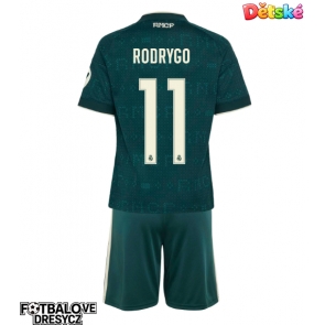 Real Madrid Rodrygo Goes #11 Dětské Venkovní dres komplet 2026-27 Krátký Rukáv (+ trenýrky)